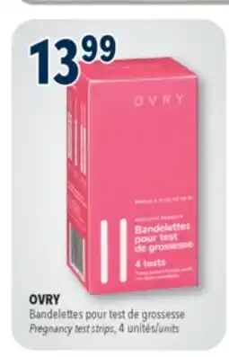 Familiprix OVRY, Pregnancy test strips, 4 units offer
