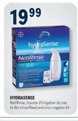 Familiprix HYDRASENSE, NetiRinse, Trousse Nasal and sinus irrigation kit offer