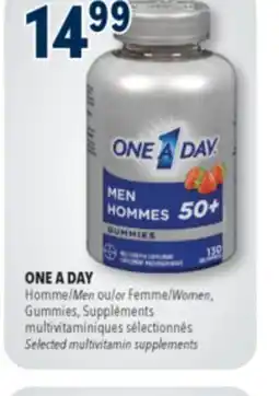 Familiprix One A Day Men 50+ advanced multivitamin 130un offer