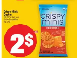 Super C CRISPY MINIS QUAKER | QUAKER CRISPY MINIS offer
