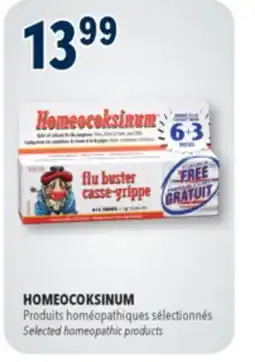 Familiprix HOMEOCOKSINUM Selected homeopathic products offer