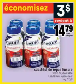 Super C substitut de repas Ensure | Ensure meal replacement offer
