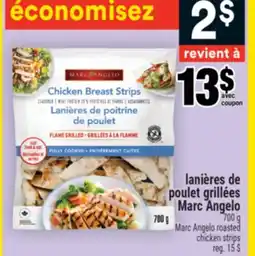 Super C lanières de poulet grillées Marc Angelo | Marc Angelo roasted chicken strips offer