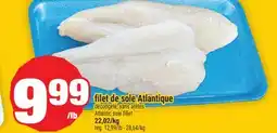 Super C FILET DE SOLE ATLANTIQUE offer