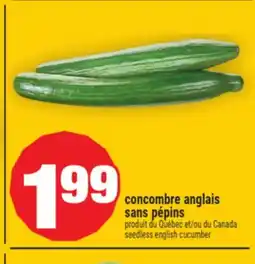 Super C CONCOMBRE ANGLAIS SANS PÉPINS | SEEDLESS ENGLISH CUCUMBER offer