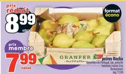 Super C POIRES ROCHA | ROCHA PEARS offer