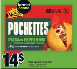 Super C PIZZA POCHETTES MCCAIN | MCCAIN FROZEN PIZZA POCKETS offer