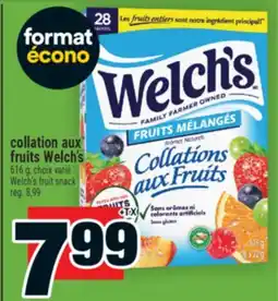 Super C COLLATION AUX FRUITS WELCH'S | WELCH'S FRUIT SNACK offer