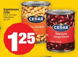 Super C LÉGUMINEUSES CEDAR | Cedar legumes offer