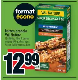 Super C BARRES GRANOLA VAL NATURE offer