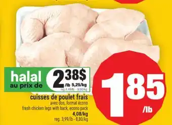 Super C CUISSES DE POULET FRAIS offer