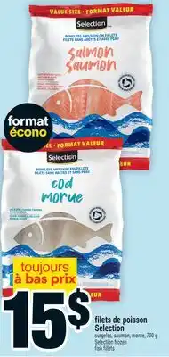 Super C FILETS DE POISSON SELECTION | SELECTION FROZEN FISH FILLETS offer