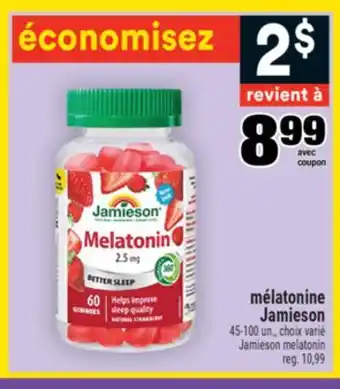 Super C MÉLATONINE JAMIESON | JAMIESON MELATONIN offer