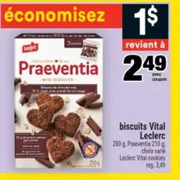 Super C biscuits Vital Leclerc | Leclerc Vital cookies offer
