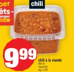 Super C CHILI À LA VIANDE | MEAT CHILI offer
