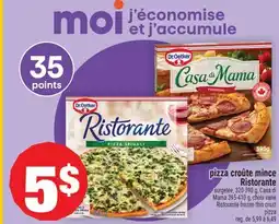 Super C pizza croûte mince Ristorante | Ristorante frozen thin crust pizza offer