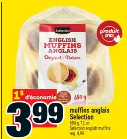Super C MUFFINS ANGLAIS SELECTION | SELECTION ENGLISH MUFFINS offer