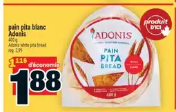 Super C PAIN PITA BLANC ADONIS | ADONIS WHITE PITA BREAD offer