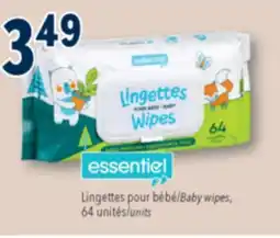 Familiprix Essentiel Baby wipes offer