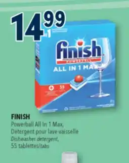 Familiprix Finish Powerball dishwasher detergent tabs 55un offer