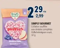 Familiprix SIMPLY GOURMET, Puffed wholegrain snack offer