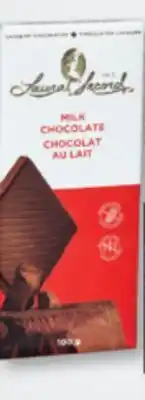 Familiprix LAURA SECORD Chocolate bar, 100g offer