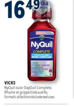 Familiprix Vicks NyQuil Complete cold & flu berry liquid offer