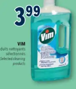 Familiprix VIM, Produits nettoyants Selected cleaning products offer