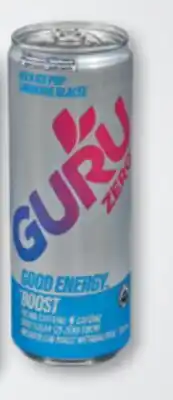 Familiprix GURU ZERO Organic energy drink, 355ml offer
