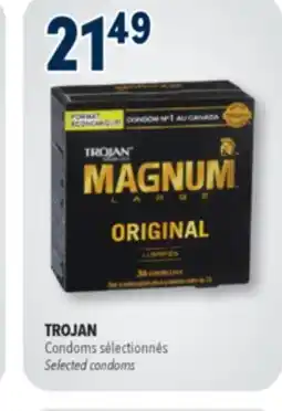 Familiprix TROJAN, Condoms Selected condoms offer