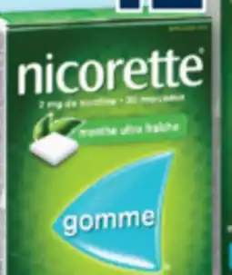 Familiprix NICORETTE Nicotin gum, 2 mg, 30 pieces offer