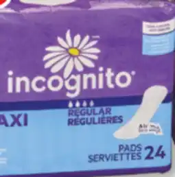 Familiprix Incognito Maxi Incognito Maxi regular pads 24un offer