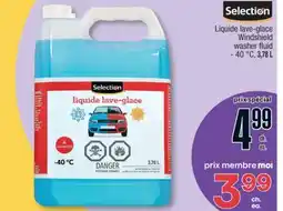 Jean Coutu Selection Windshield washer fluid offer