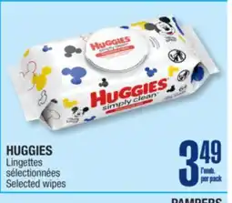 Jean Coutu HUGGIES Selected wipes offer