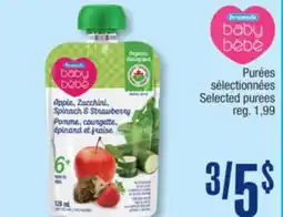Jean Coutu Personnelle Selected purees offer