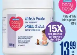 Jean Coutu Ihle's paste offer