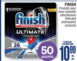 Jean Coutu FINISH Selected dishwasher products offer