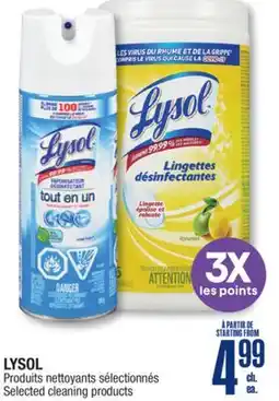 Jean Coutu LYSOL Selected cleaning products offer