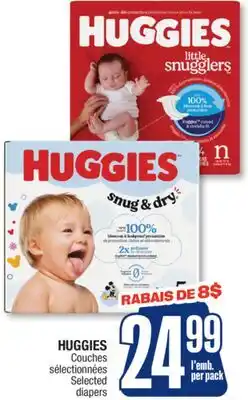 Jean Coutu HUGGIES Selected diapers offer