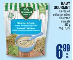Jean Coutu BABY GOURMET Selected cereals offer