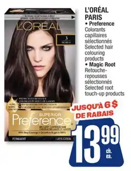 Jean Coutu L'ORÉAL PARIS Selected hair colouring products • Magic Root Selected root touch-up products offer
