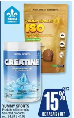 Jean Coutu YUMMY SPORTS Selected products offer