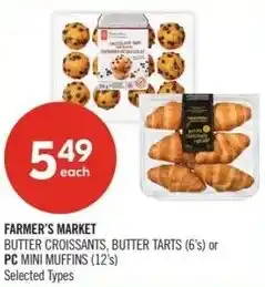 Shoppers Drug Mart Farmer's market or PC mini muffins offer