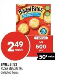 Shoppers Drug Mart Bagel bites pizza snacks offer