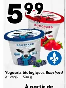 Val-Mont Yogourts biologiques Bouchard offer