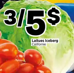 Val-Mont Laitues Iceberg Californie offer
