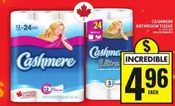 Food Basics CASHMERE BATHROOM TISSUE offer