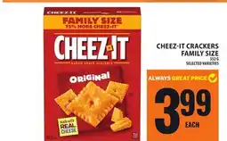 Food Basics CHEEZ-IT CRACKERS FAMILY SIZE offer