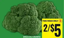 Food Basics BROCCOLI CROWNS offer