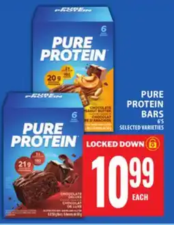 Food Basics PURE PROTEIN BARS offer
